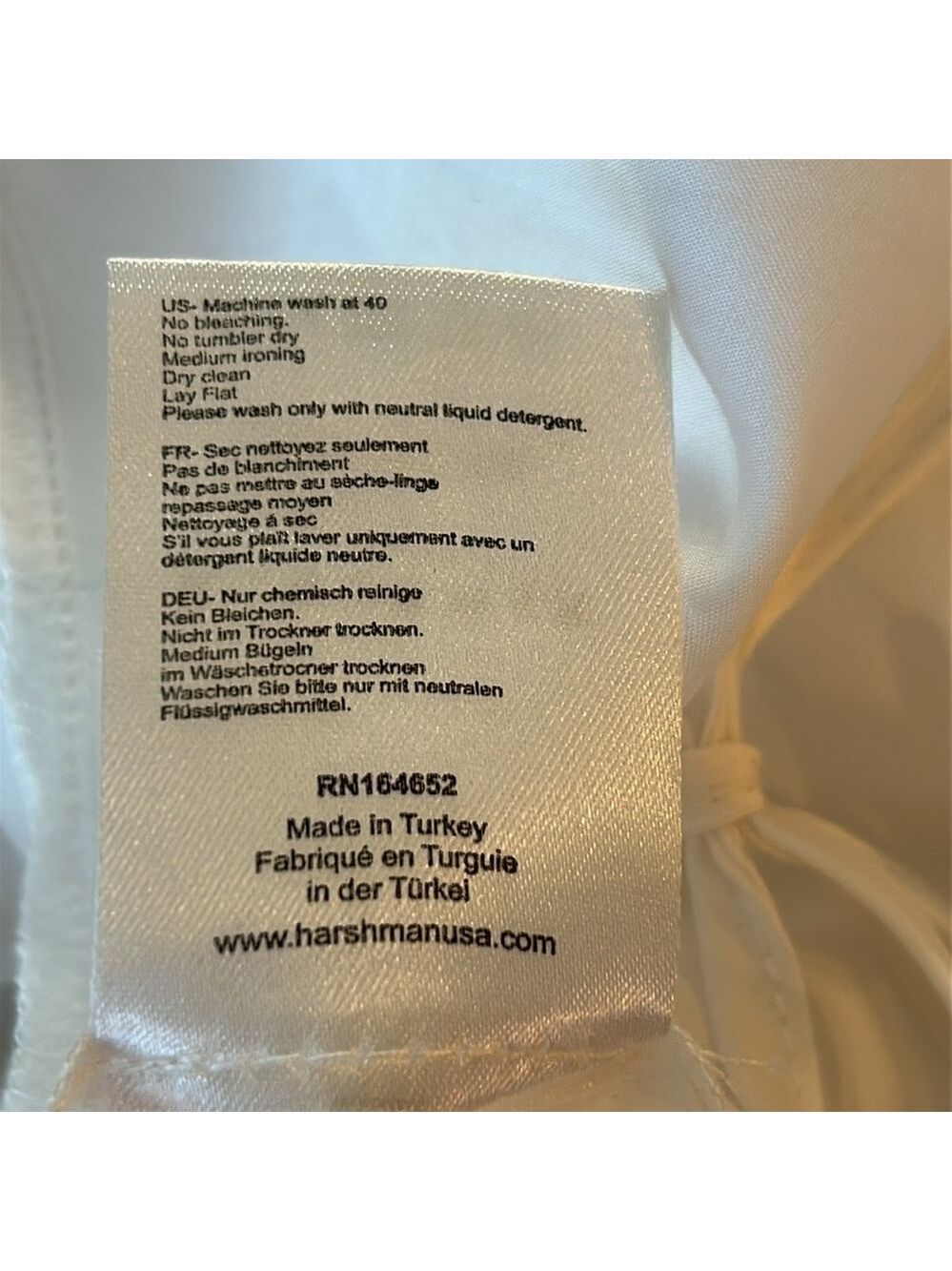 Harshman Amoret Peplum Blouse in White Size XS 100% Cotton NWT - Picture 10 of 11